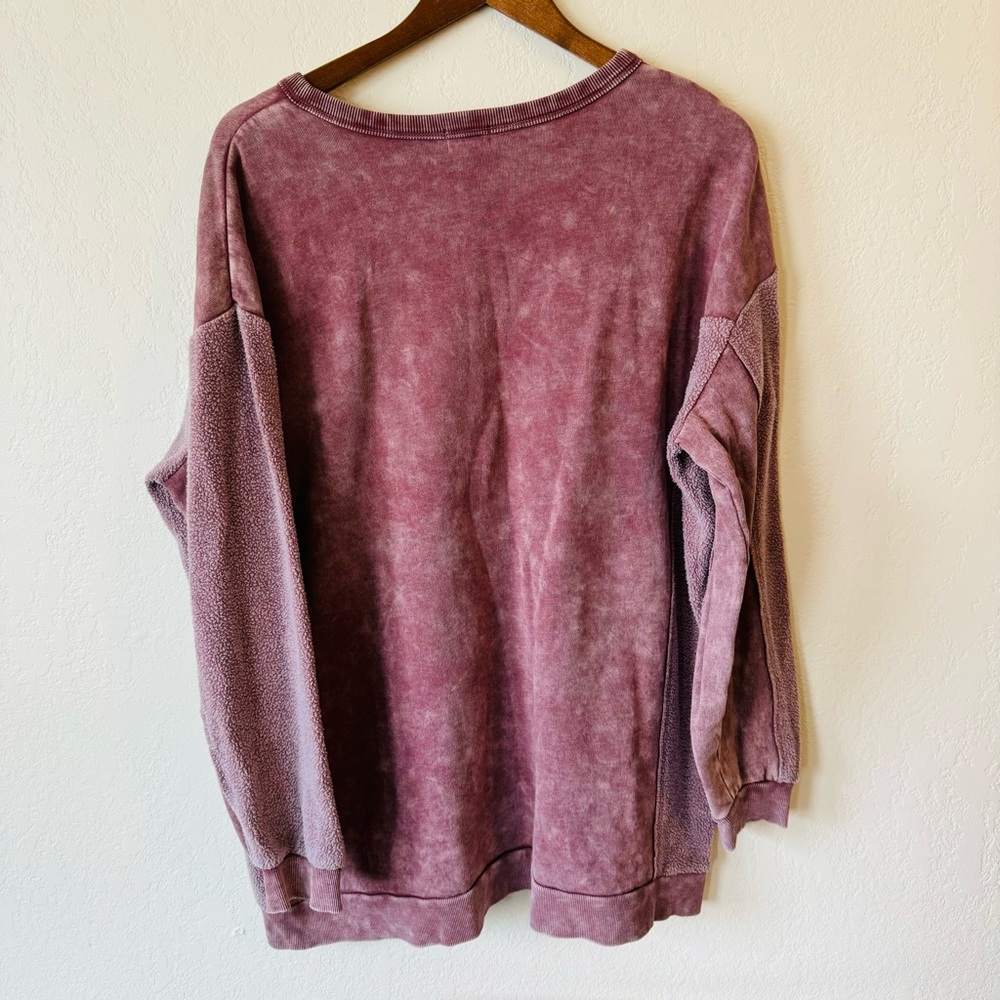 Bke | Pieced Split Neck Pullover - image 2
